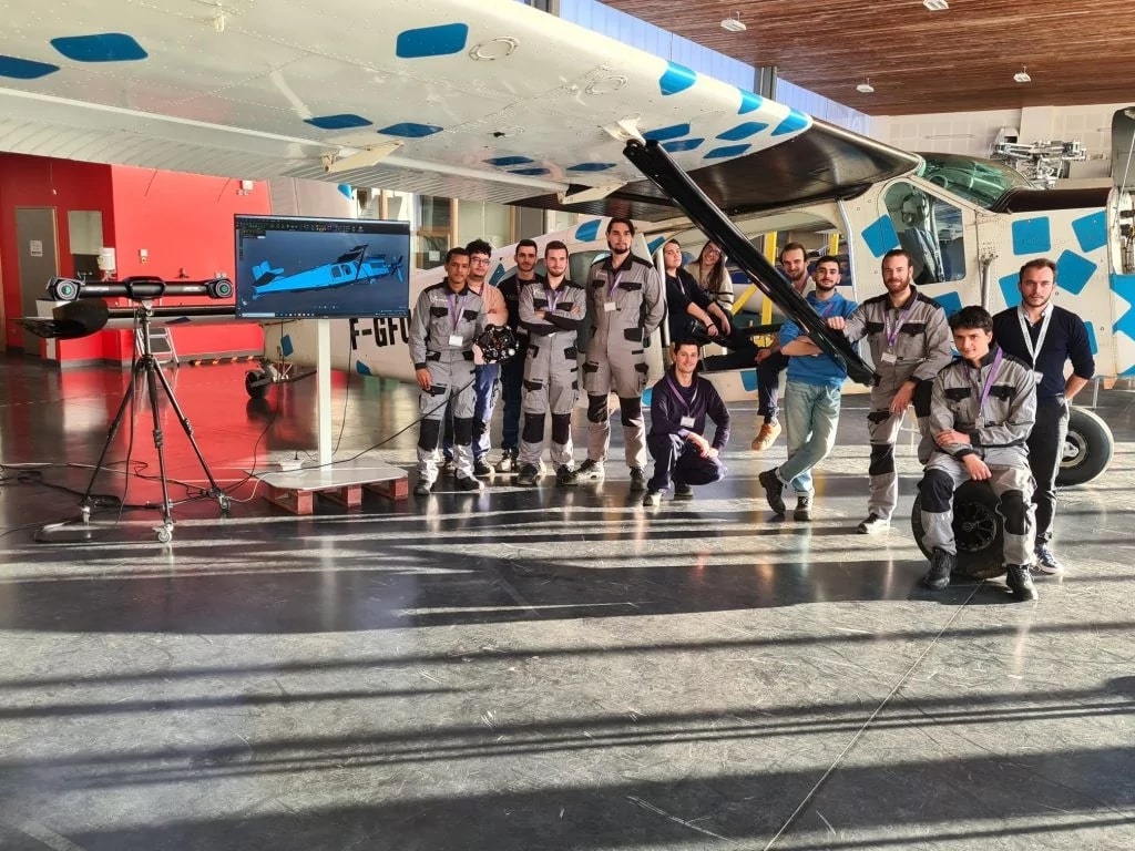 Технологии 3D‑сканирования и AR в электрификации самолёта
