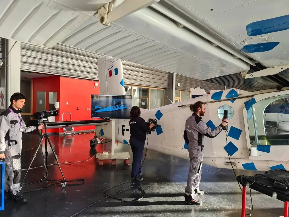 Технологии 3D‑сканирования и AR в электрификации самолёта